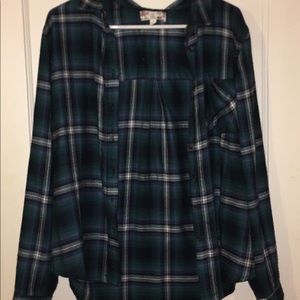 Size L Women’s Pink Rose Flannel